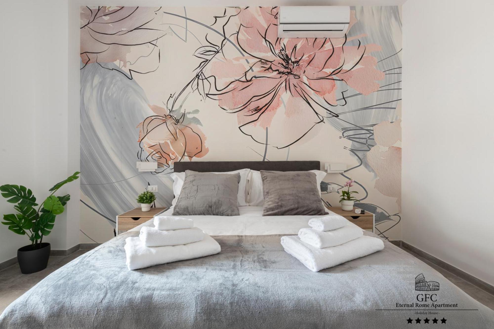 Appartement Gfc Eternal - 5min To Tiburtina Station Metrob, 2 Bathrooms, Terrace, A-c *