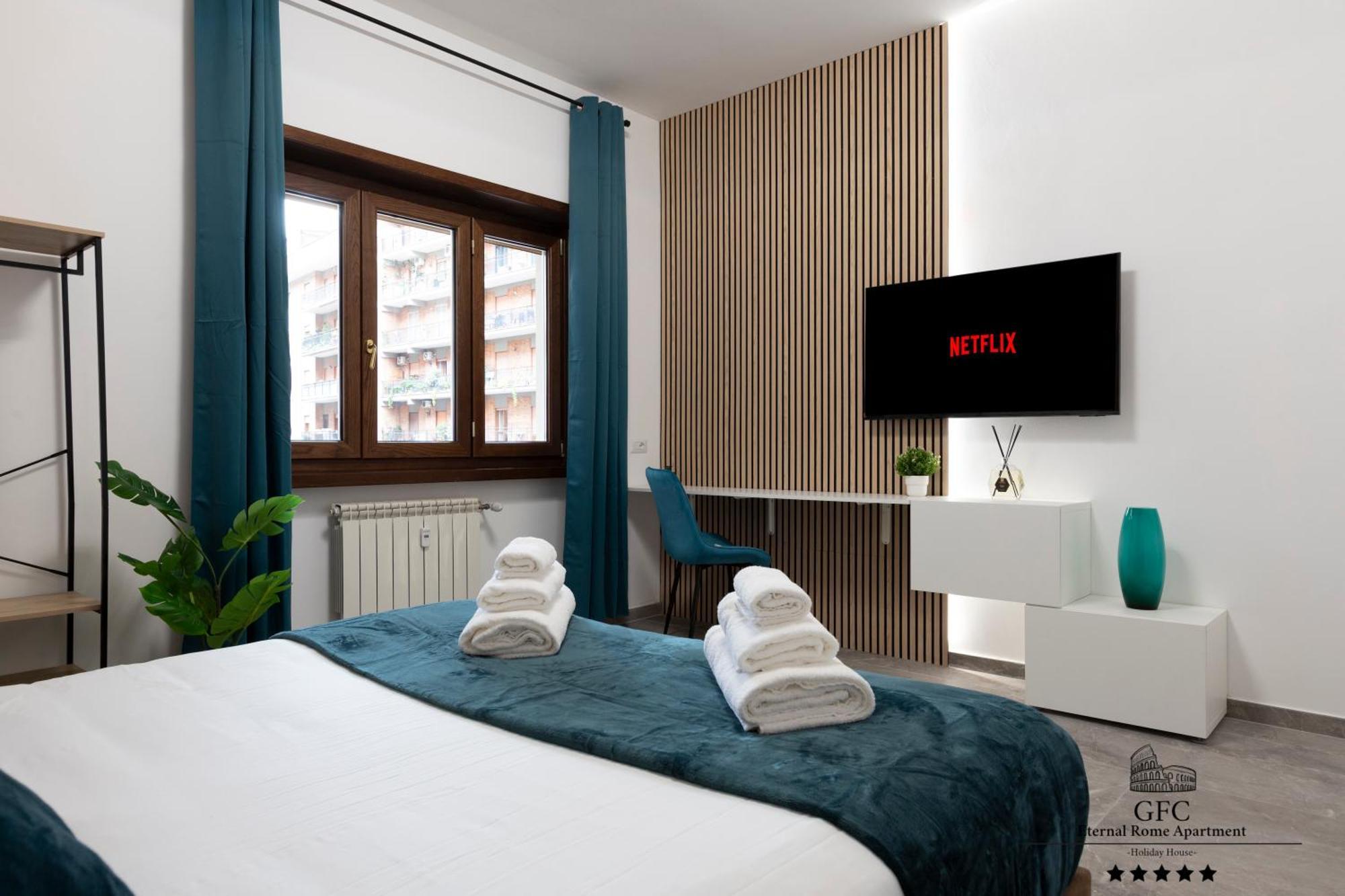 Gfc Eternal - 5min To Tiburtina Station Metrob, 2 Bathrooms, Terrace, A-c Appartement