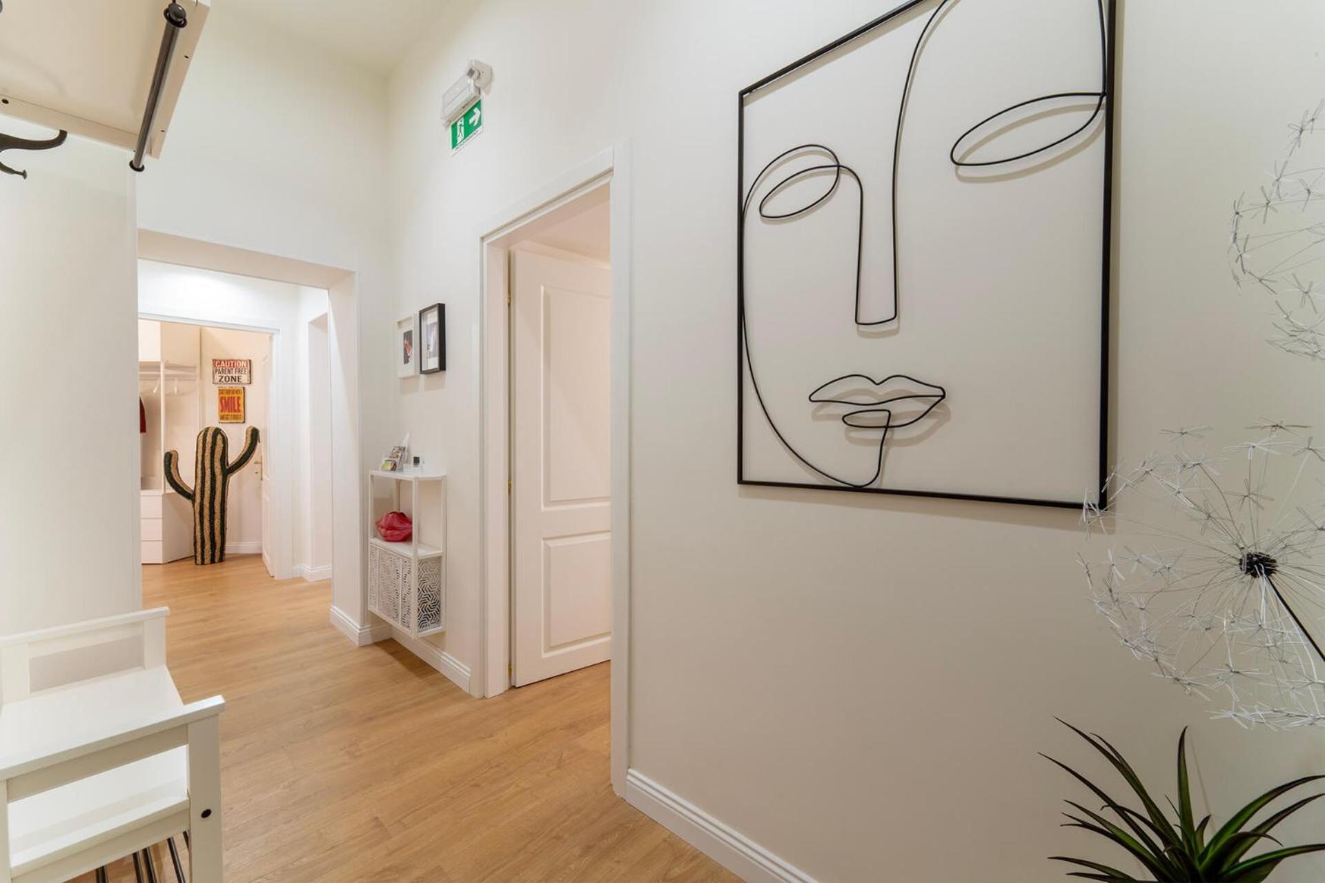 Pictadomus-albus, Metro Furio Camillo Apartment
