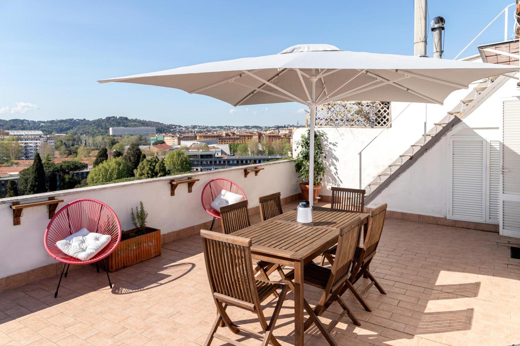 Terrazza Donatello - Rome's Skyview Loft Apartment