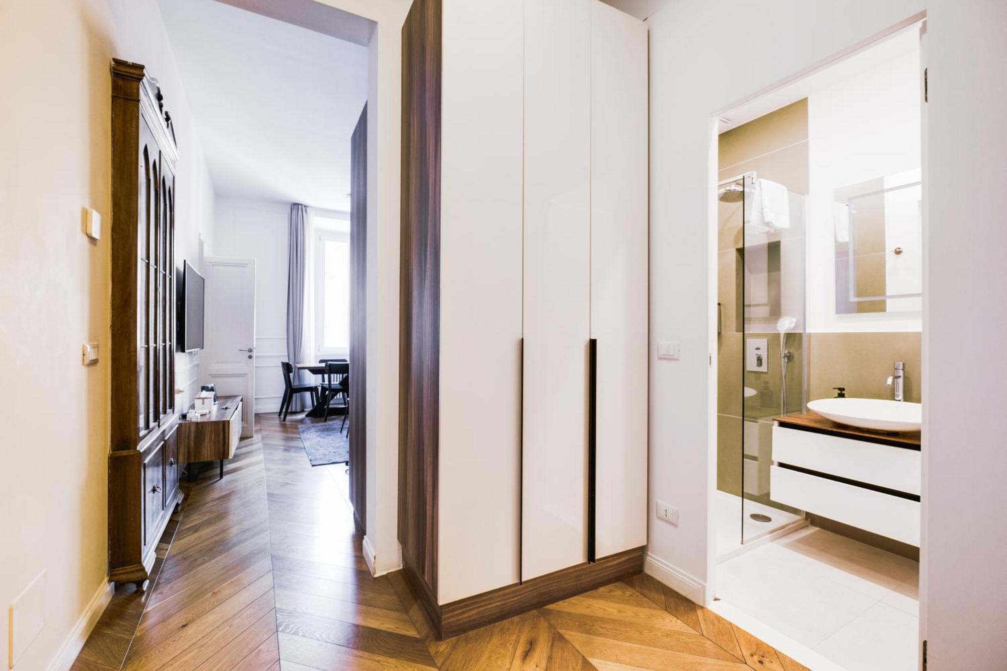 Stylish 1br, 2bath Castel Sant'angelo 6a Apartamento *