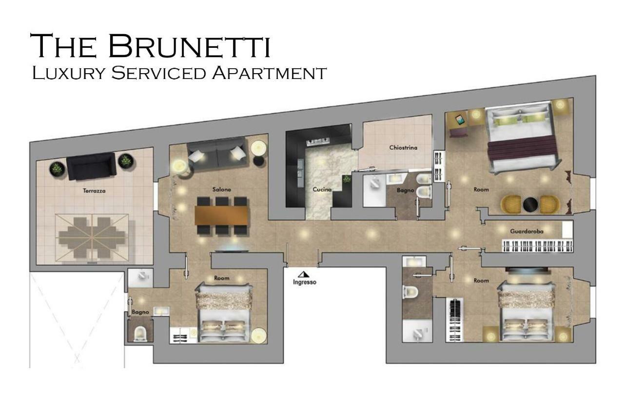 The Brunetti - Luxury Serviced Apartamento *