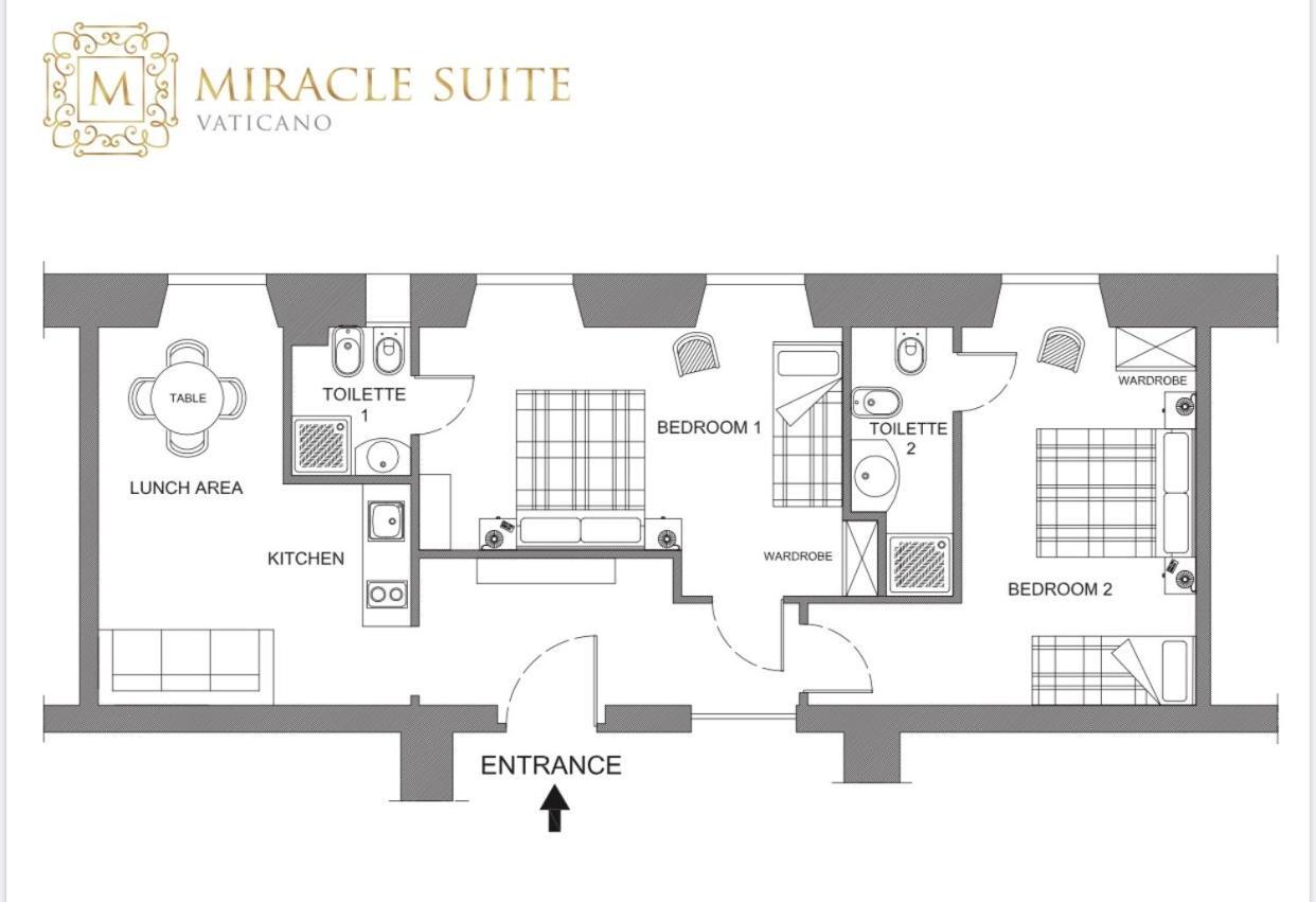 Appartement Vatican Miracle