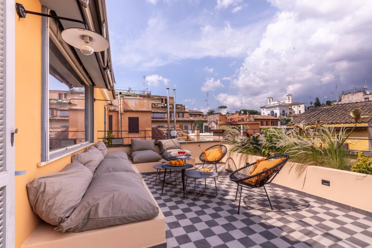 Romac - Condotti Penthouse In The Spanish Steps Area Apartamento