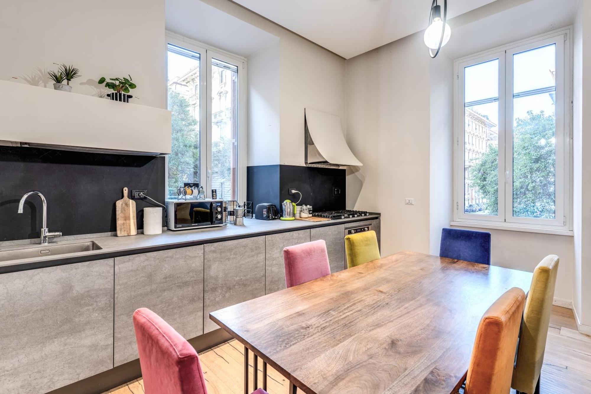 Stylish Big Flat In Piazza Del Popolo Roma