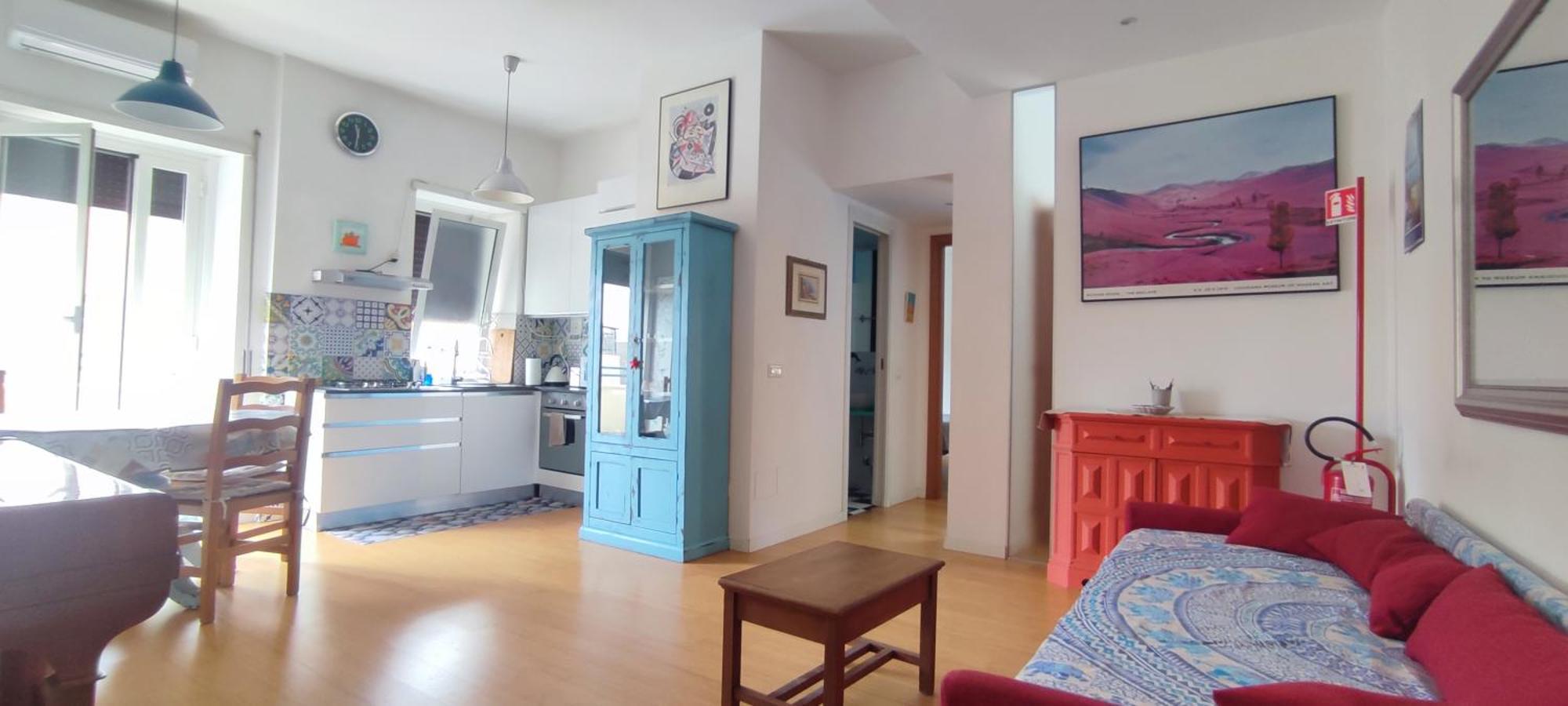 Monteverde - Stazione Trastevere Bright Loft Up To 5 Guests Appartement *