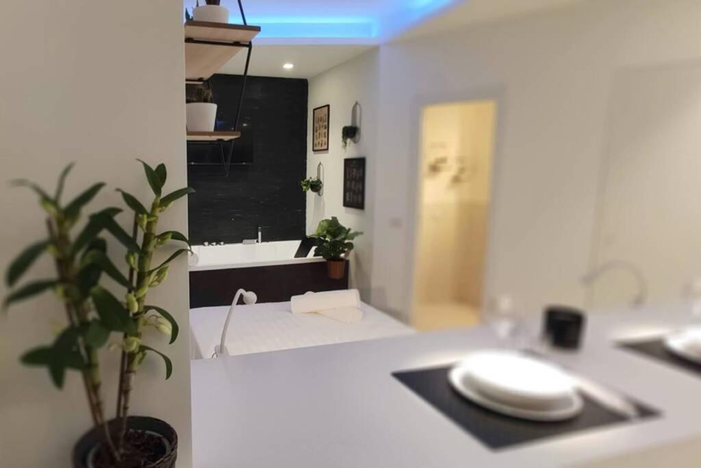 Elegante Open Space Con Vasca Idromassaggio A Trastevere Appartement