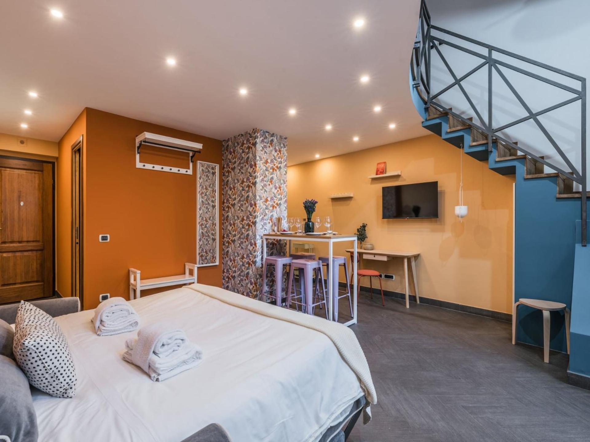 Apartment The Rent - Colorful Loft In Trastevere Area *