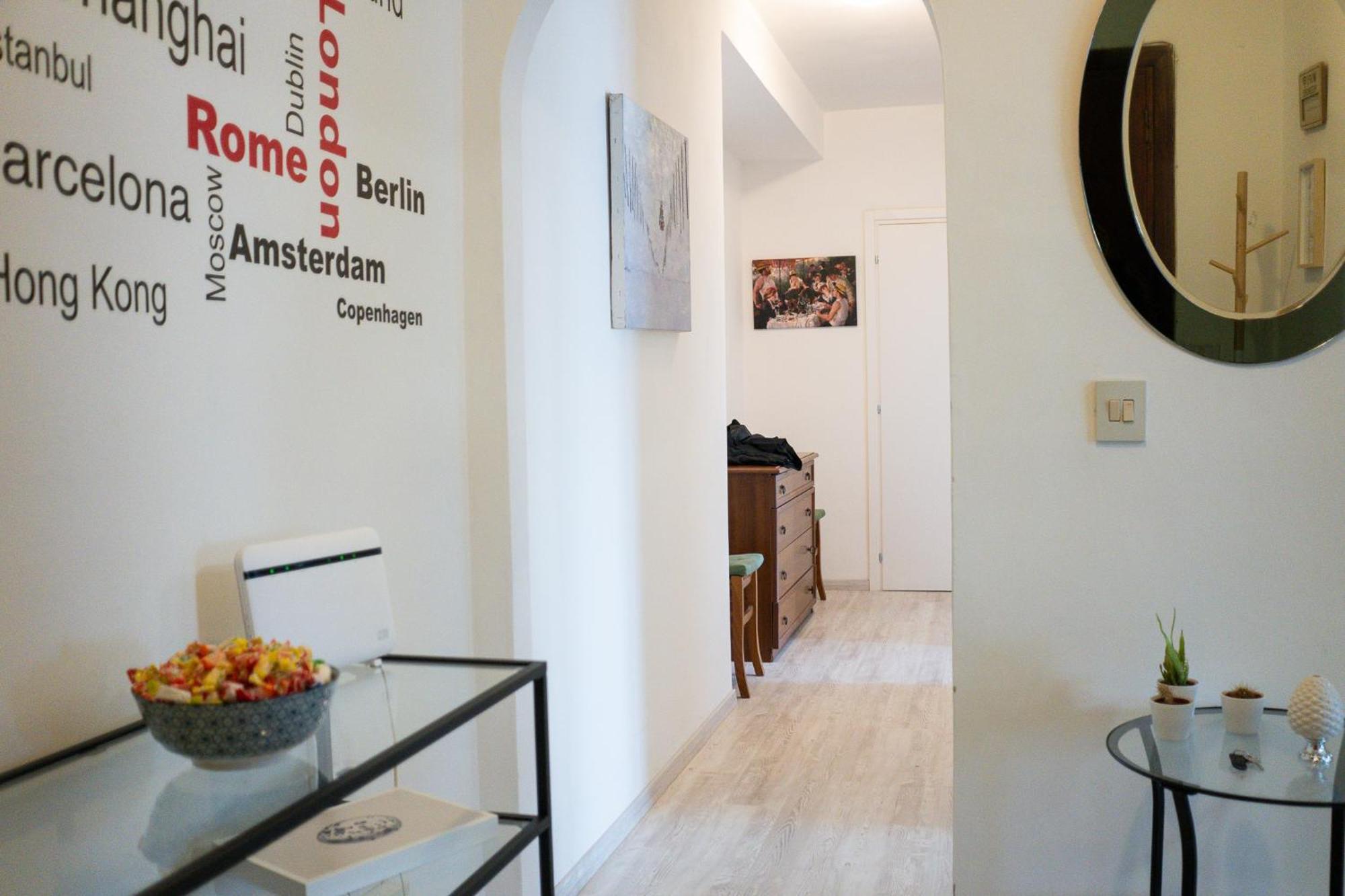 Apartment Nonna Pina Moderno Vicino Metro Awifi,netflix Rome