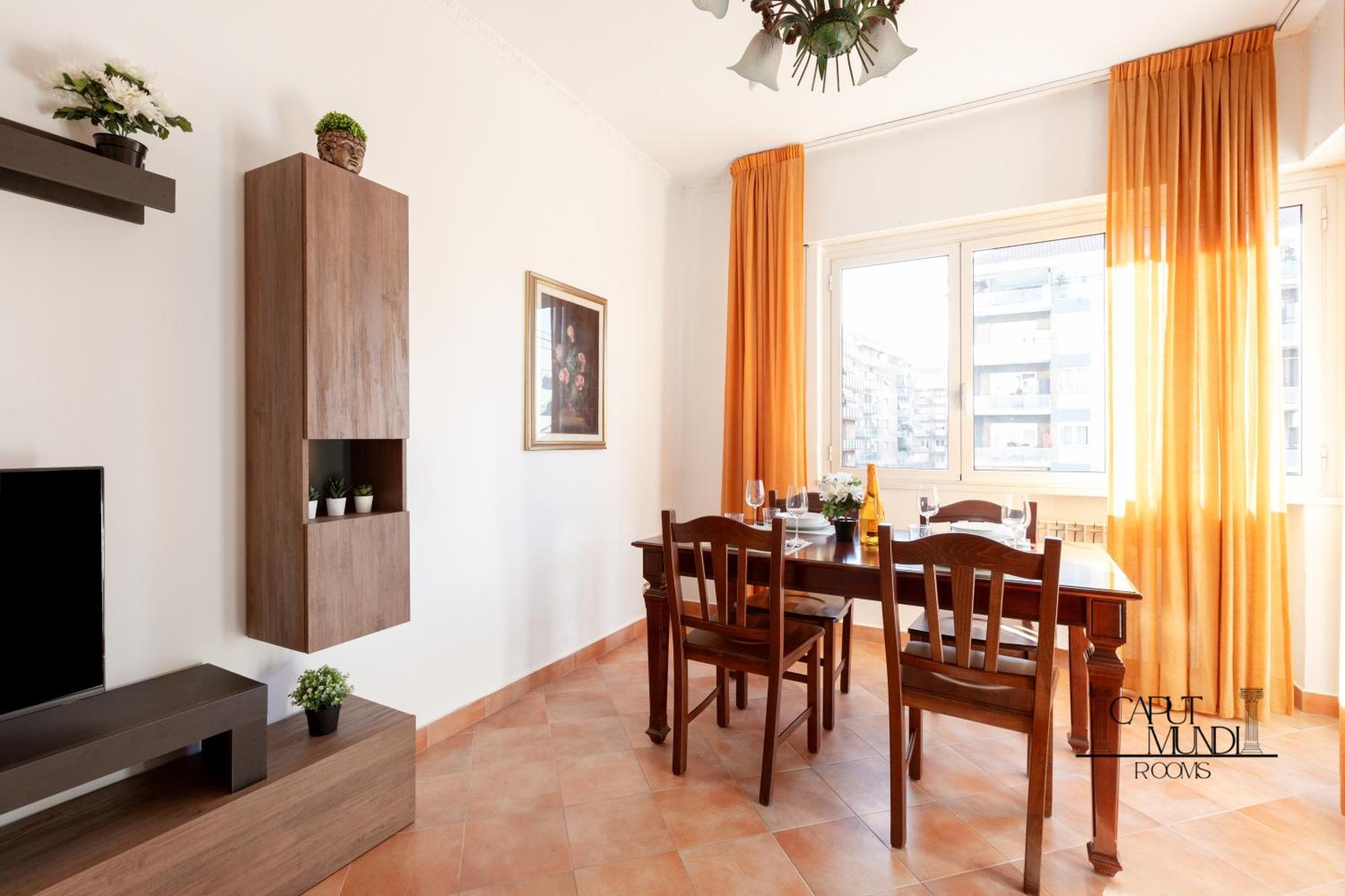 Caput Mundi - 100mt To Metro A, Terrace, A-c, 15 Min To Center