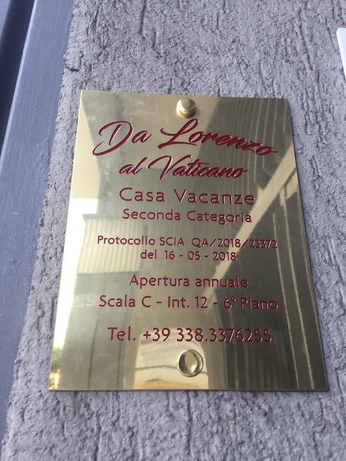 Da Lorenzo Al Vaticano Casa de férias Roma