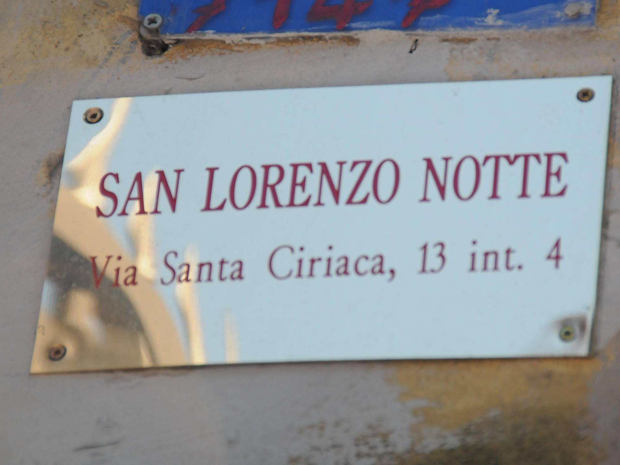 San Lorenzo Notte * Rome