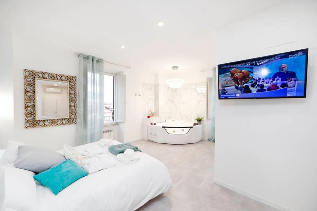 White Panoramic Jacuzzi Trastevere - Collection Apartment *