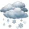 Forti piogge miste a neve